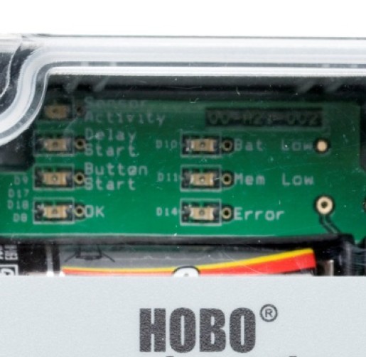 HOBO H21-001小型便攜式氣象站在使用中各項指示燈的功能說明